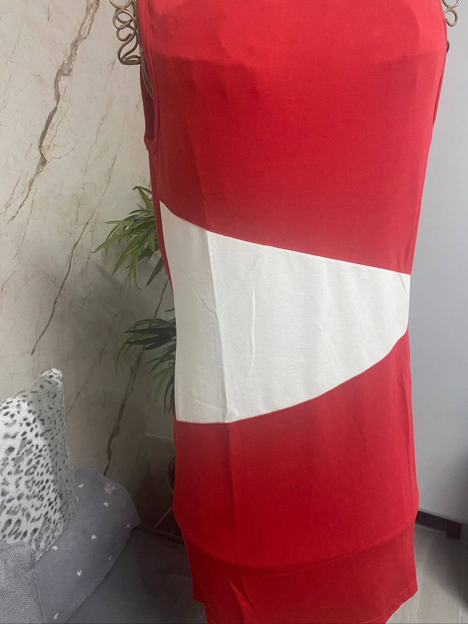 Vestido Rojo y blanco – photo 4